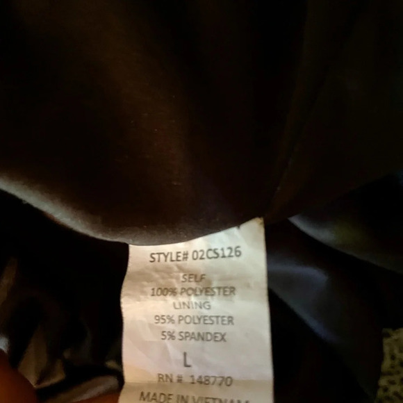 Sienna Sky White and Black Flecked Patterned  Slip Skirt Size Large - Picture 7 of 7